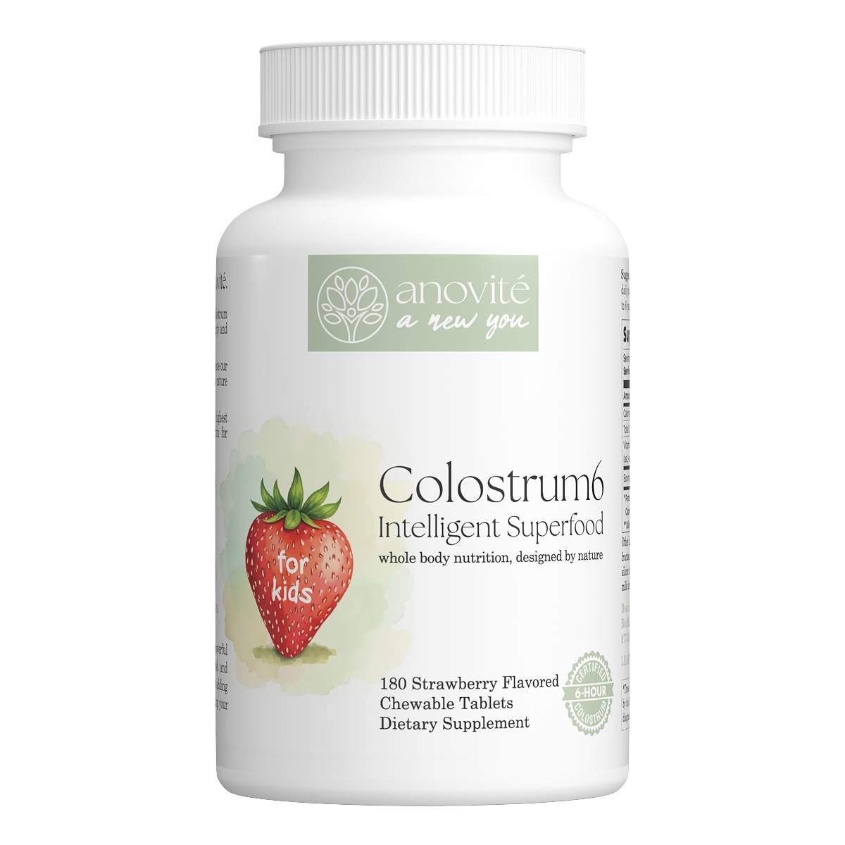 Colostrum6 Strawberry Chews for Kids