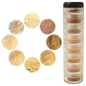 Mineral Makeup Sample Tower -- Light to Medium Mineral Makeup Sample Tower -- Light to Medium
