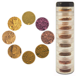 Mineral Makeup Sample Tower -- Medium to Dark Mineral Makeup Sample Tower -- Medium to Dark